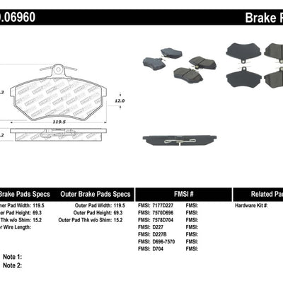 StopTech Performance Brake Pads