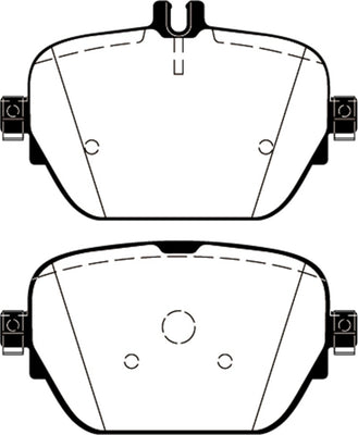 EBC 2019+ Mercedes-Benz CLS53 AMG (C257) 3.0L Turbo Yellowstuff Rear Brake Pads