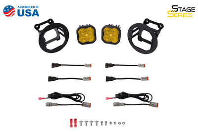 Diode Dynamics SS3 Pro Type OB Kit ABL - Yellow SAE Fog