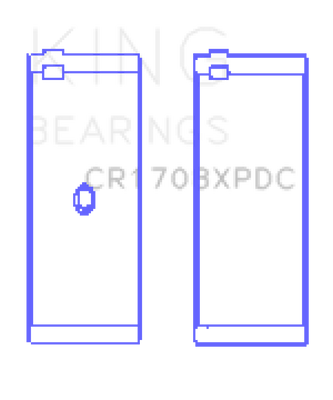 King Engine Bearings Chevrolet Custom Coated Performance Rod Bearing Single