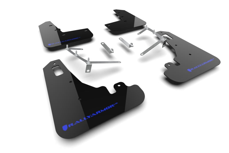 Rally Armor 22-26 Subaru BRZ / Toyota GR86 Black UR Mud Flap w/Blue Logo