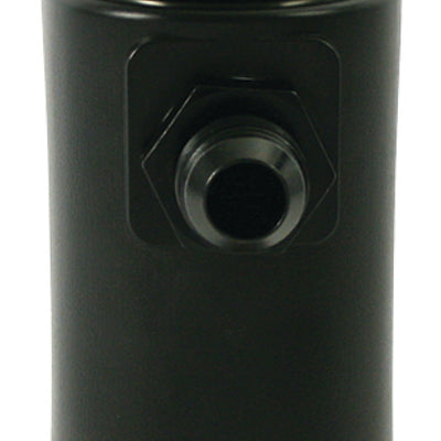 Moroso Breather Tank/Catch Can -12An Male Inlet - Black Polyethylene