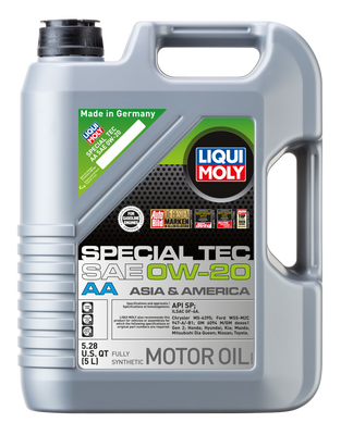 LIQUI MOLY 5L Special Tec AA Motor Oil SAE 0W20