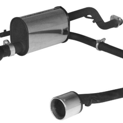 Remus Opel Corsa D With Original Sport Rear Skirt 2006 1.0L Axle Back