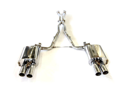 Kreissieg 4x90mm Valvetronic Catback Exhaust Audi S8 4.2 D3 06-10