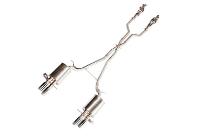 iPE Stainless Steel Valvetronic Exhaust System w/ Quad Polished Tips and Remote - BMW E6X M6 (05-10')