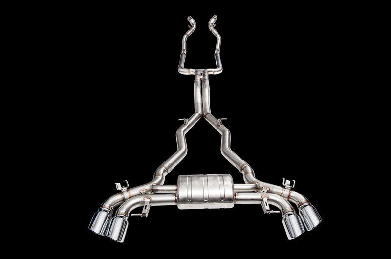iPE Stainless Steel Valvetronic Exhaust System w/ Quad Polished Tips - BMW M5 F90 (18-20')