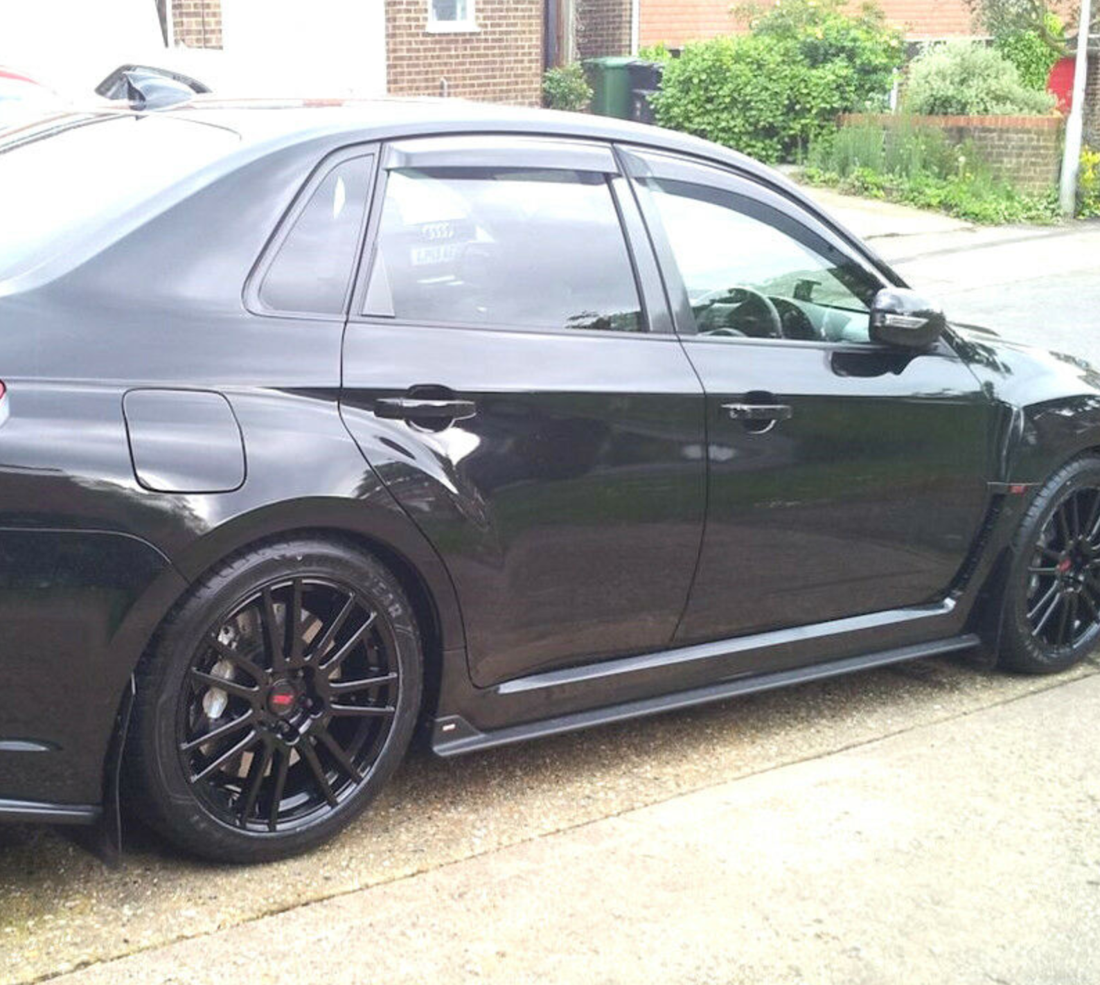 08-14 Subaru Impreza WRX/STI S206 Side Skirt Extensions - HoneyComb Motorsports