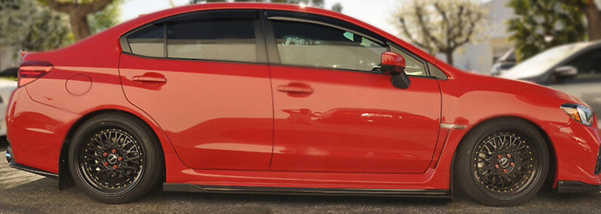 15-19' Subaru WRX/STI Ikon-Style Side Skirt Extensions - HoneyComb Motorsports