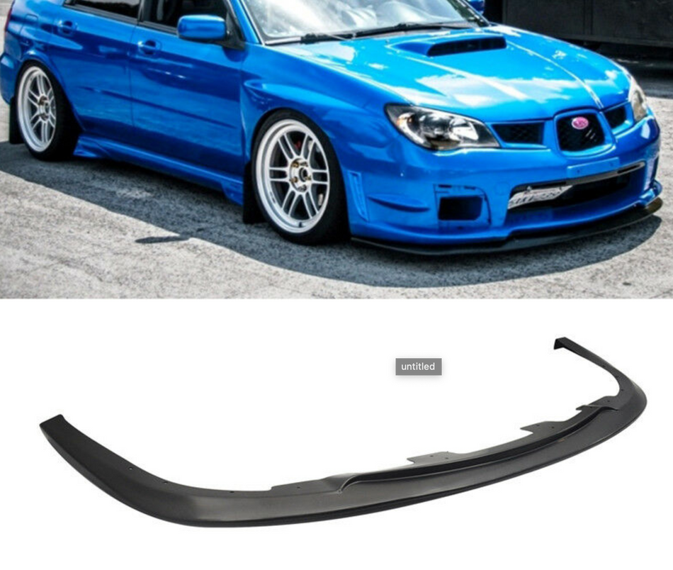2006-2007 Subaru Impreza WRX STI V-Limited Style Front Lip - HoneyComb Motorsports