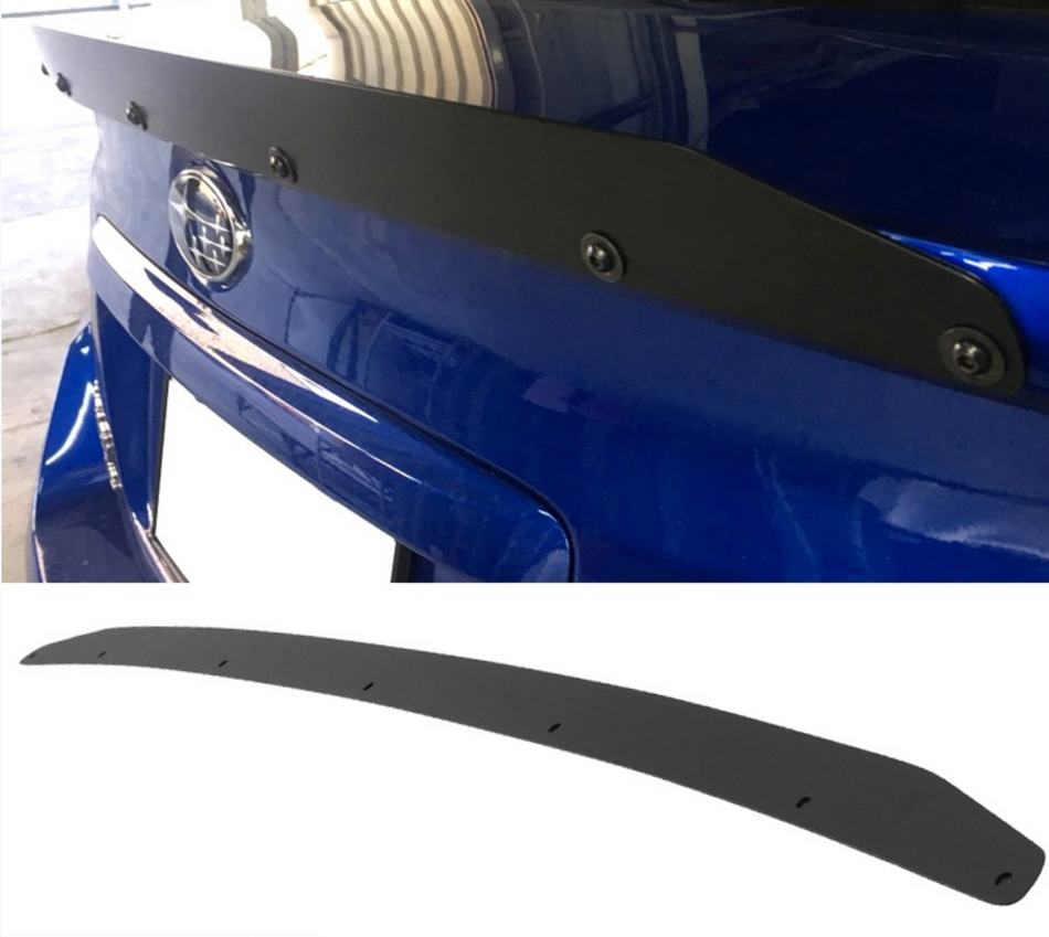 2015-2019 Subaru Impreza WRX Gurney Flap (Coated Aluminum) - HoneyComb Motorsports