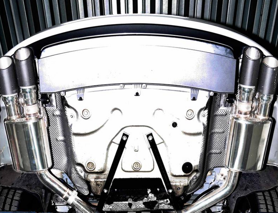 iPE Stainless Steel Valvetronic Exhaust System w/ Remote and Polished Tips - Audi S6 / S7 (13-17')