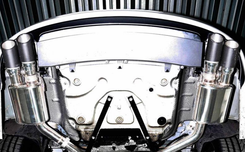 iPE Stainless Steel Valvetronic Exhaust System w/ OBD2 with Light Sensor and Polished Tips - Audi S6 (12-17')