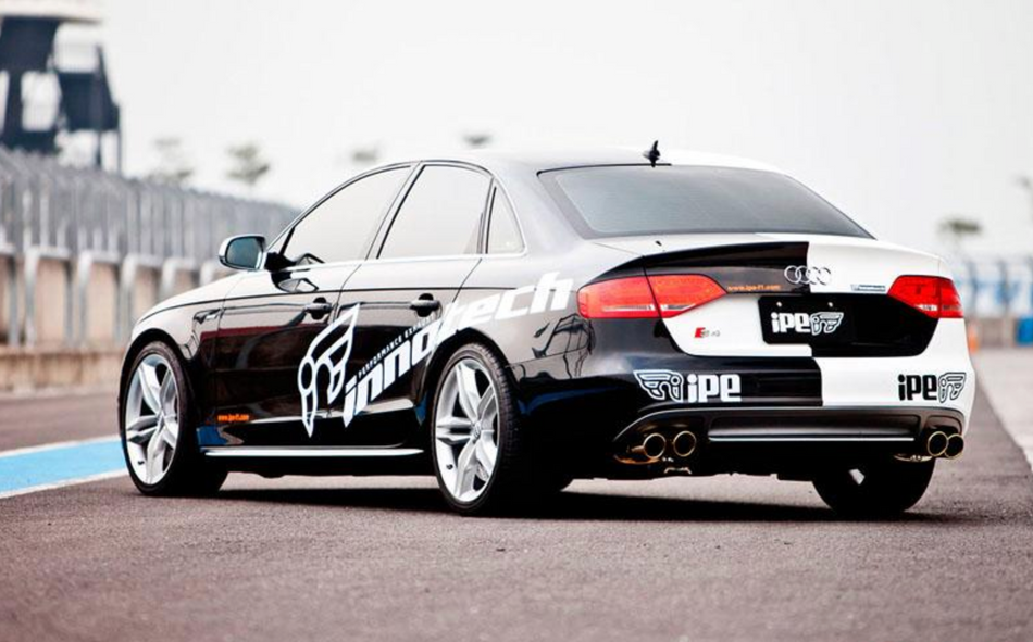 iPE Stainless Steel Valvetronic Exhaust System w/ OBD2 with Light Sensor and Polished Tips - Audi S4 B8 / B8.5 (09-16')