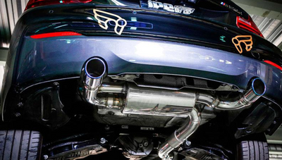 iPE Stainless Steel Valvetronic Exhaust System w/ Remote and Quad Polished Tips - BMW M235i (F22 / 14-16')