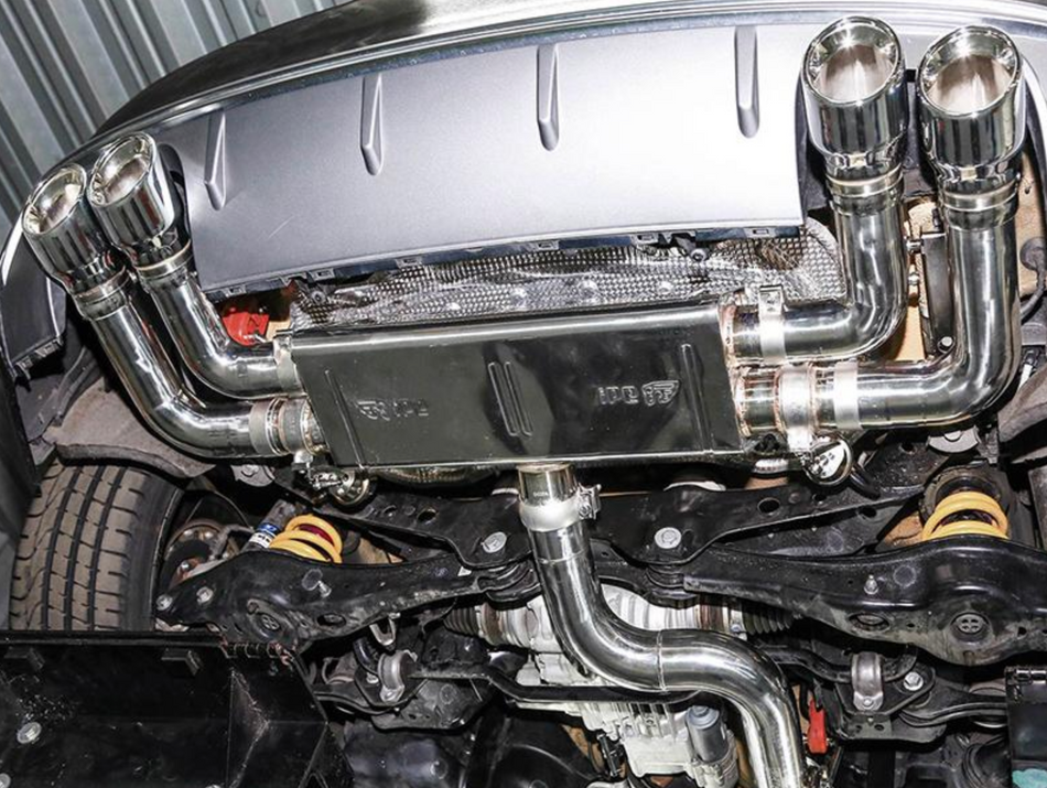 iPE Stainless Steel Valvetronic Exhaust System w/ Remote and Polished Tips - Audi S3 8V (15'+)