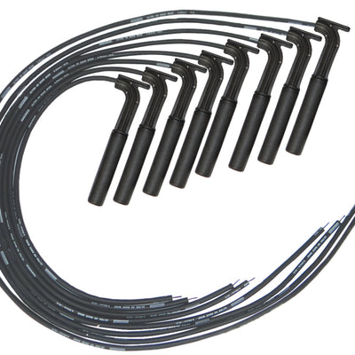 Moroso Universal/Hemi/BAE-AJPE Ignition Wire Set - Ultra 40 - Unsleeved - Long Handle - Black