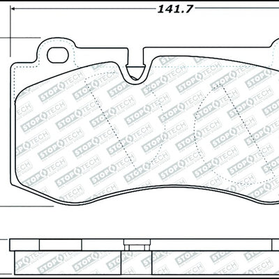 StopTech Street Select Brake Pads w/Hardware - Front