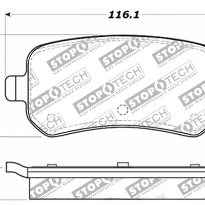 StopTech Street Select Brake Pads - Front