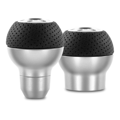 Momo Race Shift Knob - Aluminum, Black Airleather Insert