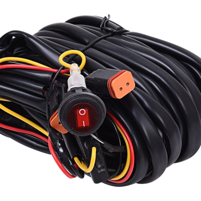 KC HiLiTES Wiring Harness for (2) Backup/Reverse Lights w/2-Pin Deutsch Connectors (110w Max Total)