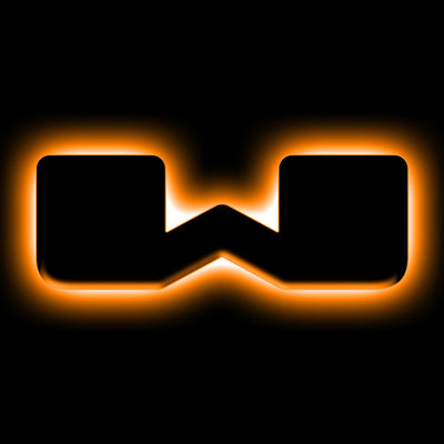 ORACLE Lighting Universal Illuminated LED Letter Badges - Matte Blk Surface Finish - W