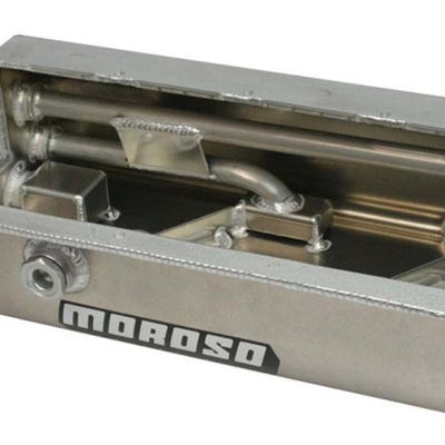 Moroso Pre-85 Chevrolet Small Block (w/Three Pick Ups) Sprint Car Dry Sump 6.5in Aluminum Oil Pan