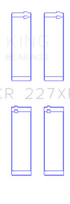 King Audi R8 4.2L/5.2L/Lamborghini Gallardo/Huracan V10 (Size .026) Coated Rod Bearing Set