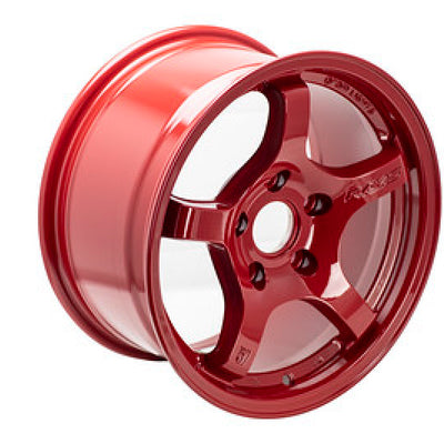 Gram Lights 57CR 15x8.0 +35 4x100 Milano Red Wheel