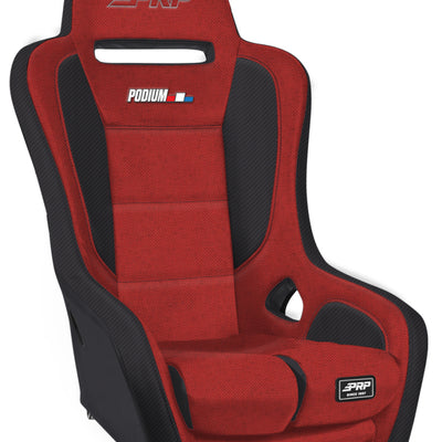 PRP Podium Elite Suspension Seat- Red/Black