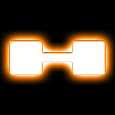 ORACLE Lighting Universal Illuminated LED Letter Badges - Matte Wht Surface Finish - H