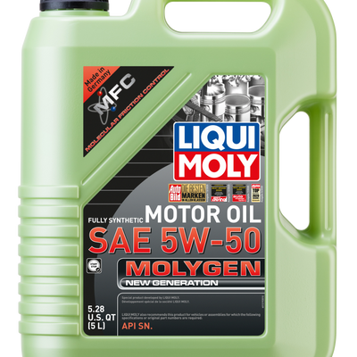 LIQUI MOLY 5L Molygen New Generation Motor Oil SAE 5W50