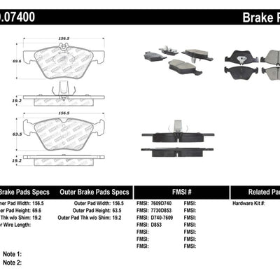 StopTech Performance Brake Pads