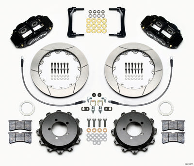 Wilwood Narrow Superlite 4R Rear Kit 12.88in 2008-2012 Subaru WRX w/Lines
