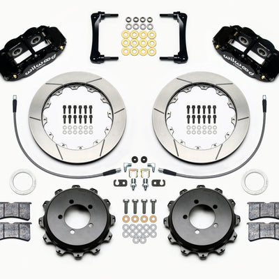 Wilwood Narrow Superlite 4R Rear Kit 12.88in 2008-2012 Subaru WRX w/Lines
