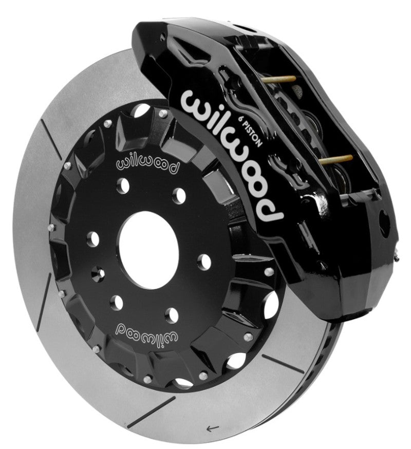Wilwood TX6R Big Brake Truck Front Brake Kit 16in Rotor BLK w/ Lines 19-25 Cadillac/Chevrolet/GMC