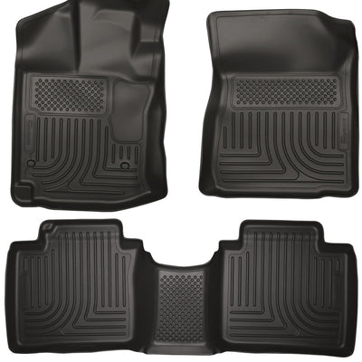 Husky Liners 12-13 Toyota Venza WeatherBeater Black Front & 2nd Seat Floor Liners