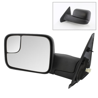 xTune Dodge Ram 02-09 Manual Extendable Power Heated Adjust Mirror Left MIR-DRAM02-PW-L