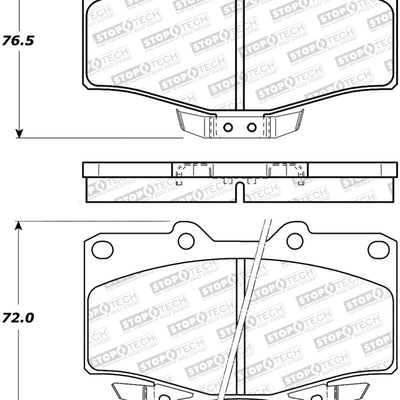 StopTech Street Brake Pads - Front