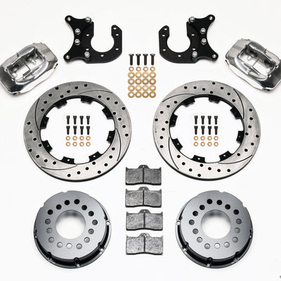 Wilwood Forged Dynalite P/S Rear Kit Drilled Polished New Big Ford 2.50in Offset