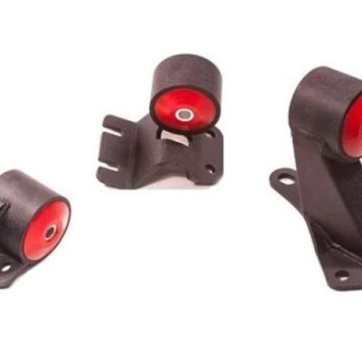 Innovative 90-93 Integra B-Series Black Steel Mounts 95A Bushings (Auto to Manual Hydro)