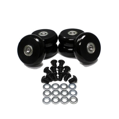 Energy Suspension 2.375in Black Hyper-Glide PolyCreeper Wheels (Set of 6)