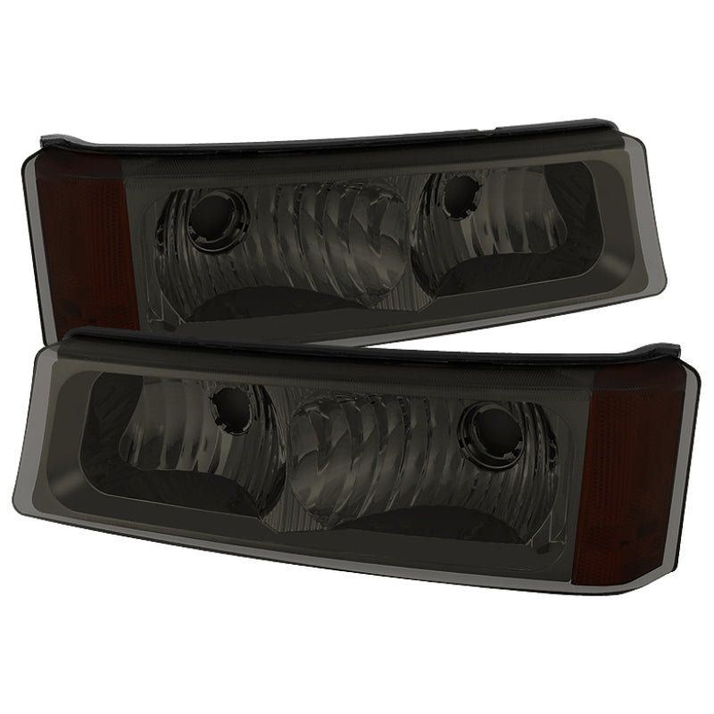 xTune Chevy Silverado 03-06 Bumper Lights Smoke CBL-JH-CSIL03-AM-SM