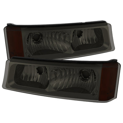 xTune Chevy Silverado 03-06 Bumper Lights Smoke CBL-JH-CSIL03-AM-SM