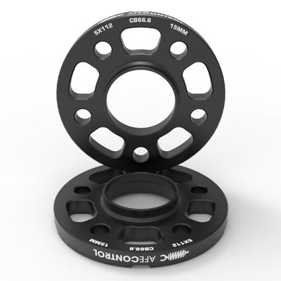 aFe CONTROL Billet Aluminum Wheel Spacers 5x112 CB66.6 15mm - Toyota GR Supra/BMW G-Series