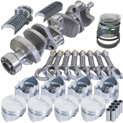 Eagle Chevrolet 350 4.030in Bore 3.750in Stroke 5.00cc Dome Piston Balanced Rotating Assembly Kit