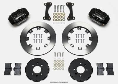 Wilwood Forged Dynalite Front Hat Kit 12.19in 90-99 Civic w/240 mm Disc