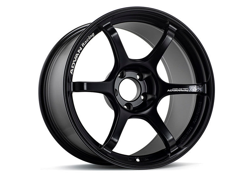 Advan RG-4 18x8 +42 5x112 Semi Gloss Black Wheel