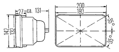 Hella Headlamp Insert Esh Fapo 1Ae