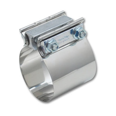 Vibrant Easy Seal SS Exh Sleeve Butt Joint Clamp for 3in O.D. Tubing also 3in Nominal Oval Tubing